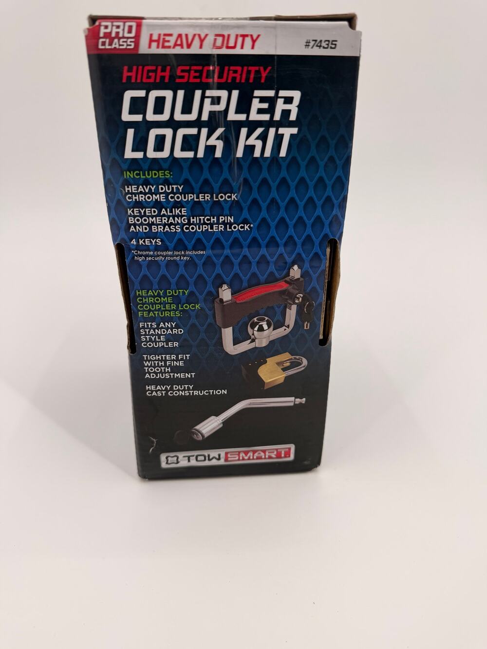 TowSmart Pro Class Heavy Duty High Security Coupler Lock Kit #7435 Trailer Hitch